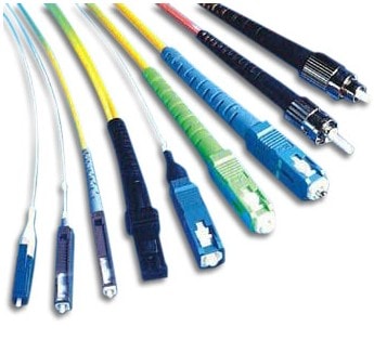 a collection of data cables