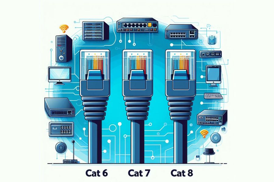 Choosing the Right Ethernet Cable: CAT 6, CAT 7, or CAT 8?